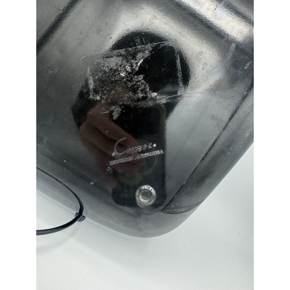 Couroc Wood Duck Large Decorative Tray 12.5" Mid Century Inlaid Brass Resin VTG - Picture 6 of 8